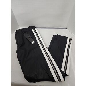 Men's [PREME] Leather Pants Zipper 38x34 Rap Hip Hop Rare High-End Designer